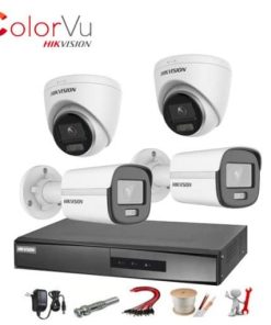 Trọn Bộ 4 Camera Hikvision IP 2MP ĐÊM CÓ MÀU tại Hải Phòng