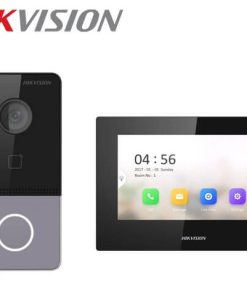 Bộ chuông cửa DS-KIS605-P© Gồm DS-KV6113-WPE1© + DS-KH6320-LE1(B)