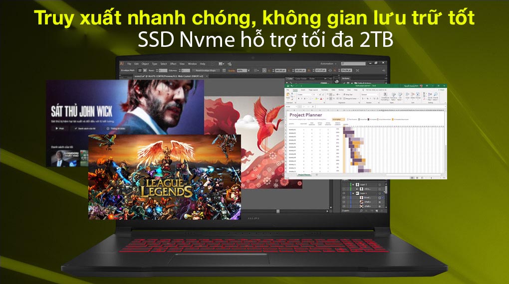Laptop MSI Gaming Katana GF66