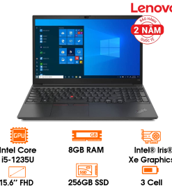 Laptop Lenovo Thinkpad E15 Gen4 -Black- 15.6" FHD; Intel Core i5-1235U; 8GB 3200; 256GB SSD; WF6+BT5.1; Alu A; Win11H ; 2Y (E15-G4-21E600CGVA)