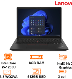 Laptop Thinkpad X13 Gen 3 -Villi Black- 13.3 WUXGA(1920x1200); Intel Core i5-1235U; 08GB; 512GB SSD; Dos; Carbon Fiber; 3Y (X13-G3-21BN008JFQ)