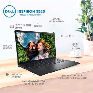 Hải Phòng Laptop Dell Inspiron 15 3520 i5U085W11BLU