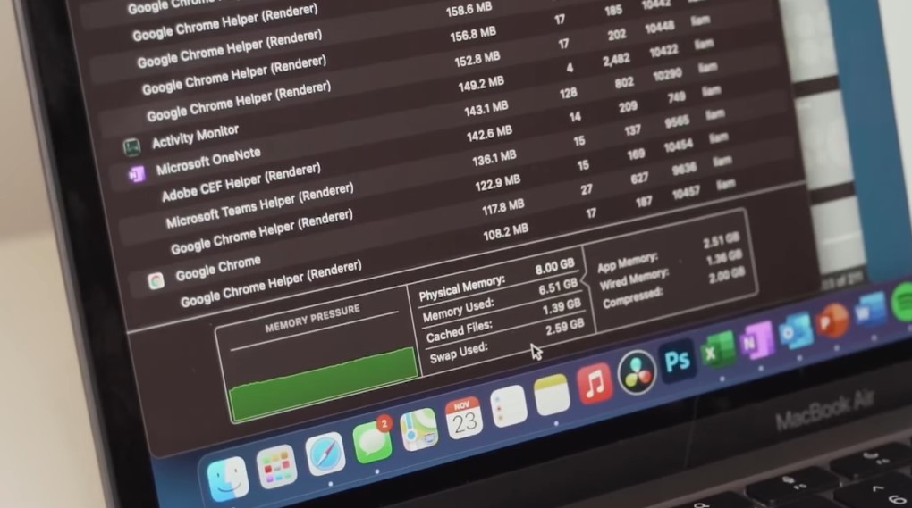 Apple MacBook Air M1 2020 - RAM Apple MacBook Air M1 2020 - RAM