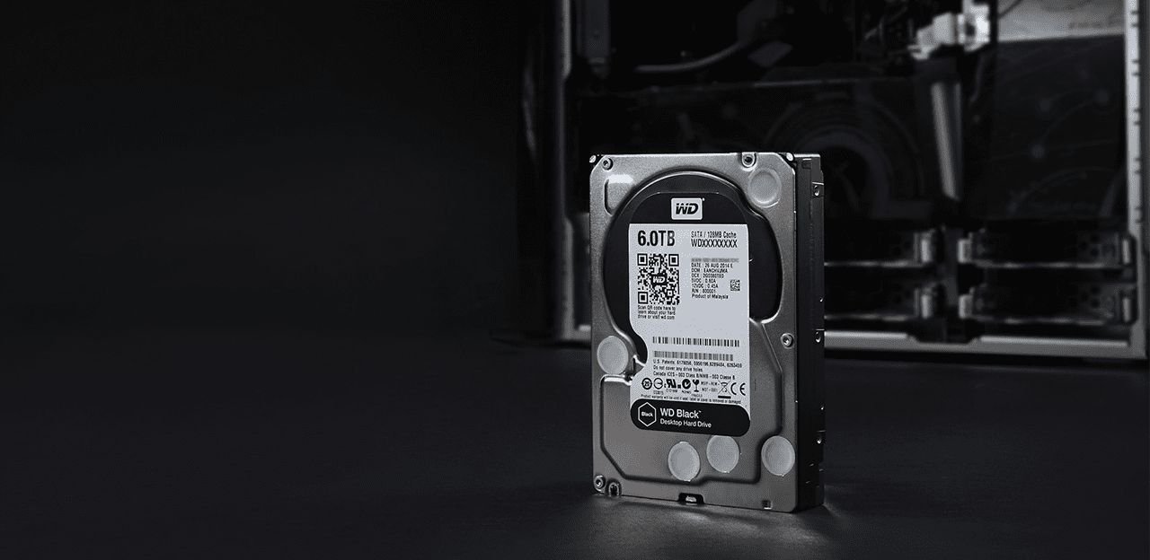 Ổ cứng HDD WD 6TB Black 3.5 inch, 7200RPM, SATA, 128MB Cache (WD6004FZWX) 