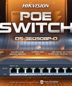 8-Port Gigabit PoE Switch HIKVISION DS-3E0508P-O
