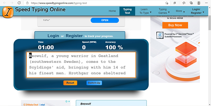 Speed Typing Online Speed Typing Online