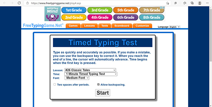 FreeTypingGame FreeTypingGame