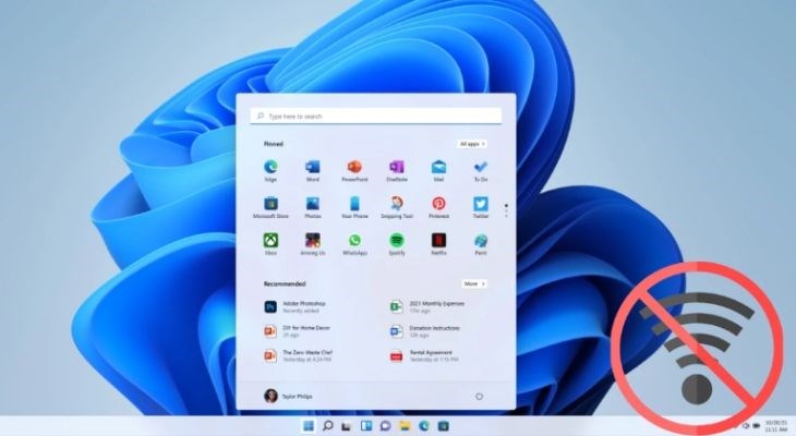 Mất biểu tượng WiFi trên Windows