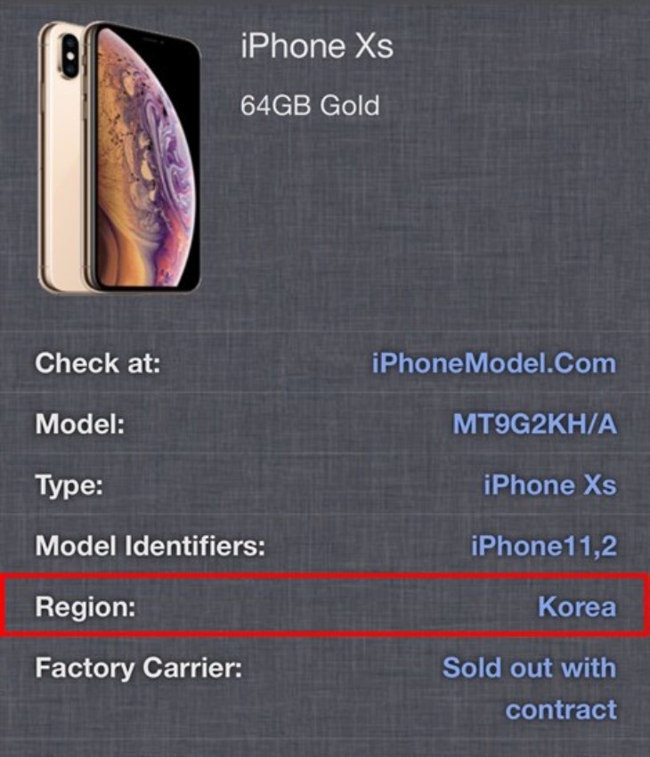 Phần Vùng là nơi iPhone của bạn được sản xuất Phần Vùng là nơi iPhone của bạn được sản xuất