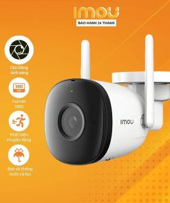 Camera thân trụ IP IMOU IPC-F22P/ Phát hiện con người/ có Míc/ Wifi/ Chống chịu nắng mưa
