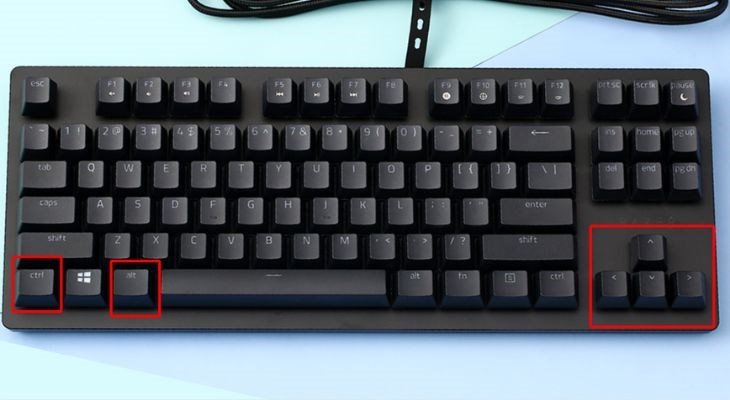 Xoay màn hình bằng phím tắt