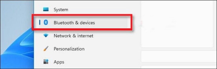 Chọn Bluetooth & Devices Chọn Bluetooth & Devices