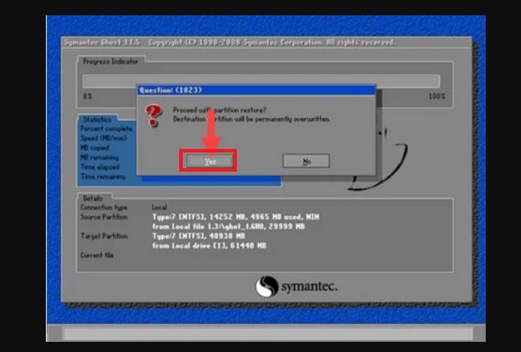 Thực hiện quá trình ghost Windows 10 Thực hiện quá trình ghost Windows 10