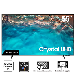 TV Samsung 55-inch BU8000 - Crystal UHD 4K Hải Phòng