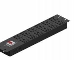 Thanh nguồn PDU 12 ổ cắm điện chuẩn Rack 19 inch 2U