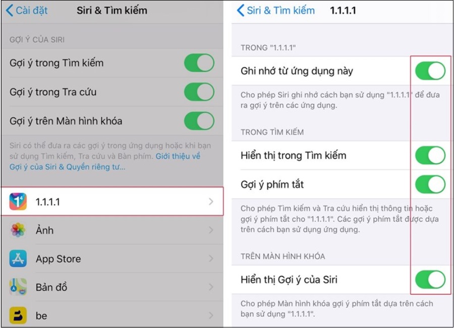 Giới hạn chức năng tìm kiếm để tiết kiệm pin