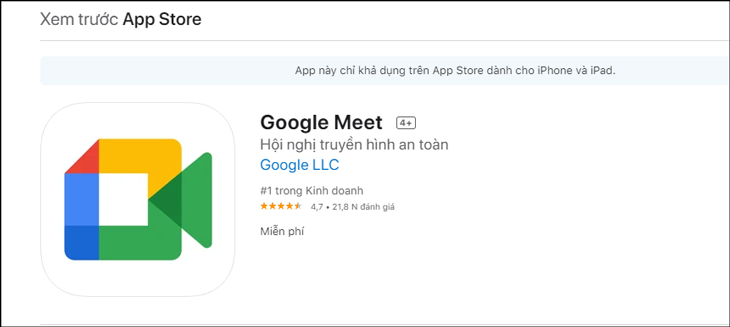 Tải Google Meet Tải Google Meet