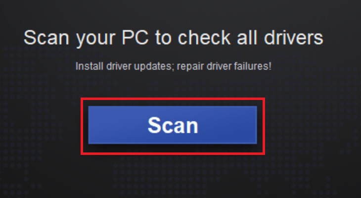 Khởi động phần mềm Driver Talent và chọn Scan. Bạn cho khởi động phần mềm Driver Talent và nhấn chọn Scan để tiếp tục
