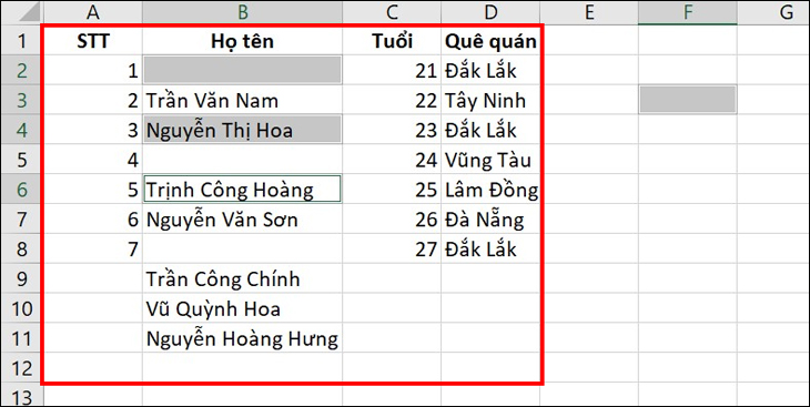 Kiểm tra kết quả Kiểm tra kết quả