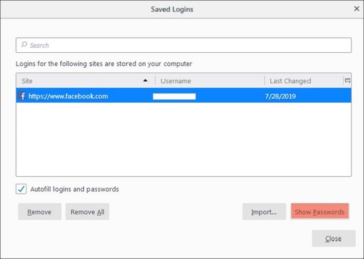 Bạn nhấn vào Show Password rồi chọn Yes để mật khẩu hiện lên