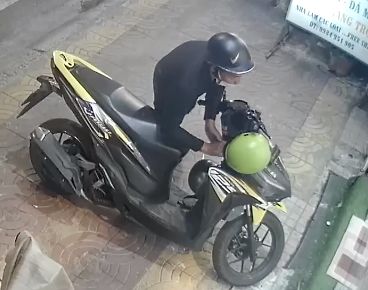 Camera an ninh: Trộm bỏ chạy khi bị phát hiện
