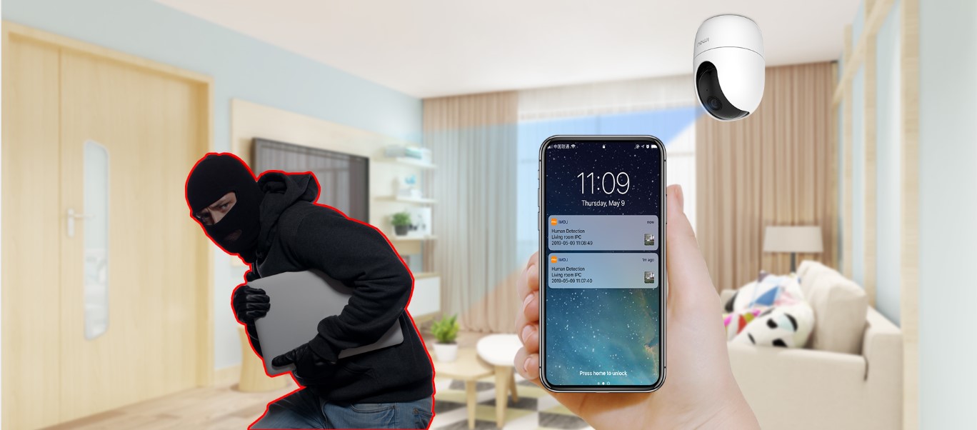 Camera IP Ranger IMOU IPC-A42P-D/B/4MP wifi trong nhà/xoay 360 độ/theo dõi chuyển động thông minh