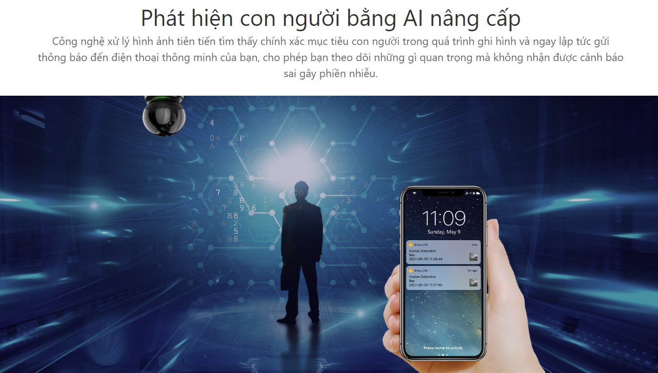 Camera IP WIFI IMOU IPC-A46LP