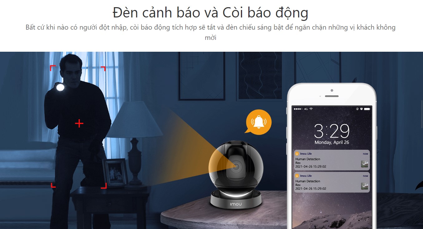 Camera IP WIFI IMOU IPC-A46LP