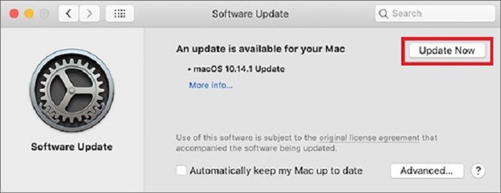 Bạn chọn vào Update Now để cập nhật phiên bản mới nhất Bạn chọn vào Update Now để cập nhật phiên bản mới nhất