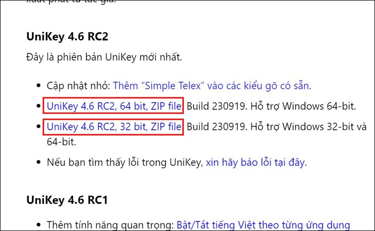 Bạn hãy nhấn chọn link phiên bản Unikey phù hợp tại giao diện mới nhất của Unikey Bạn hãy nhấn chọn link phiên bản Unikey phù hợp tại giao diện mới nhất của Unikey