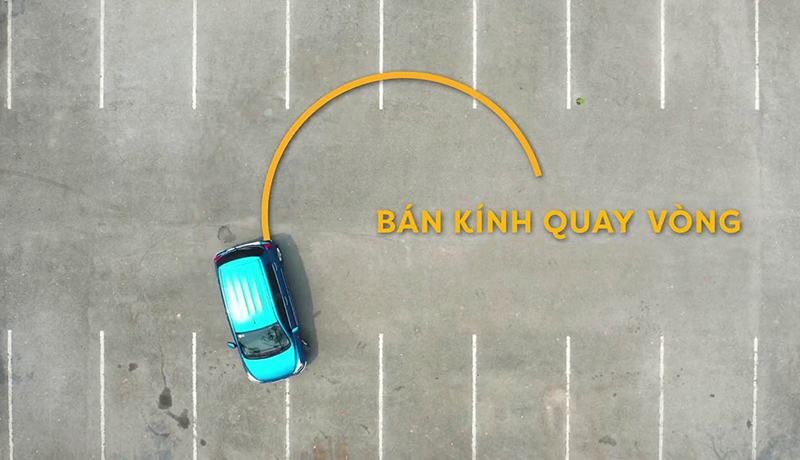 vị trí ban đầu của xe