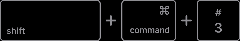 Nhấn phím Shift + Command + 3 để chụp toàn màn hình Macbook Nhấn phím Shift + Command + 3 để chụp toàn màn hình Macbook