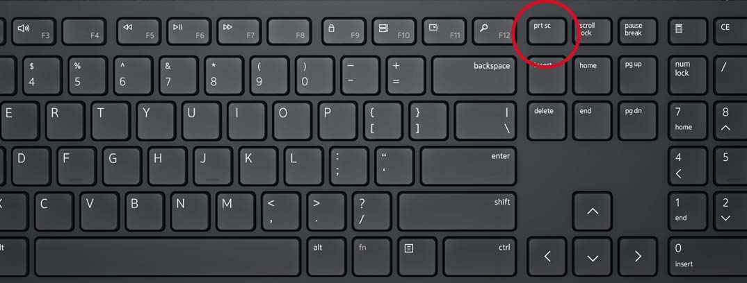 Để chụp màn hình máy tính bằng phím tắt Prt Sc, bạn hãy nhấn vào phím Print Screen (PrtSc) trên bàn phím Để chụp màn hình máy tính bằng phím tắt Prt Sc, bạn hãy nhấn vào phím Print Screen (PrtSc) trên bàn phím