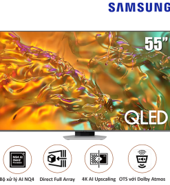 TV Samsung 55-inch Q80D - QLED 4K, 2024
