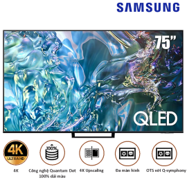 TV Samsung 75-inch Q60D - QLED 4K , 2024