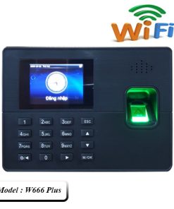 Máy chấm công vân tay thẻ ZKTECO W666 Plus WIFI Hải Phòng