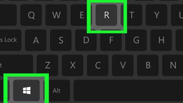 Nhấn tổ hợp phím Windows + R