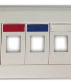 Mặt nạ 3 port Faceplate Kit Shutter COMMSCOPE (2-1427030-3)