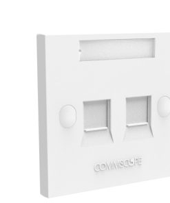 2-Port Faceplate Kit COMMSCOPE FPS-BS-2P-W (760249251)