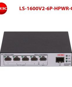 Switch PoE H3C Layer 2 6 Port Gigabit LS-1600V2-6P-HPWR-GL | Công suất PoE 73W