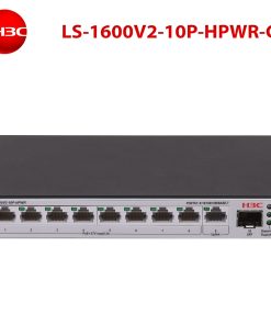 Switch PoE H3C Layer 2 10 Port Gigabit LS-1600V2-10P-HPWR-GL | Công suất PoE 125W
