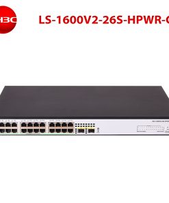 Switch PoE H3C Layer 2 26 Port Gigabit LS-1600V2-26S-HPWR-GL | Công suất PoE 370W