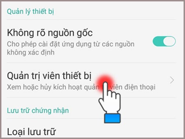Bạn bấm vào 