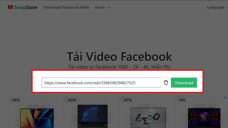 Cách tải video Facebook về điện thoại Cách tải video Facebook về điện thoại